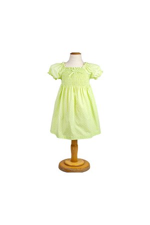 Платье салатовое (98-122см) 2105