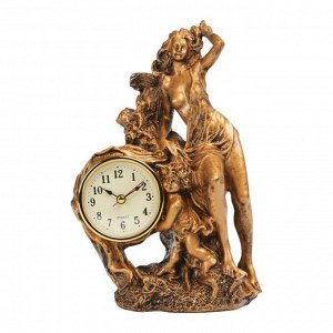 Часы настольные интерьерные, «Богиня», на батарейках ААА, 21.5x13.5x8.5 см, d-6 см