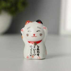 Фигурка керамика «Кот. Манэки-нэко», 4x4.3x2.5 см, МИКС