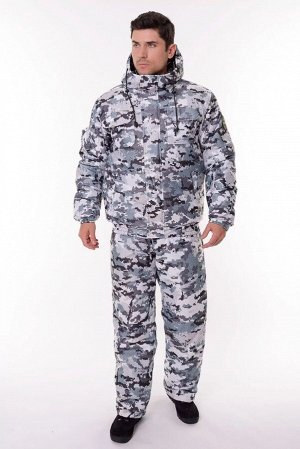 Костюм зимний Патриот -45 OneRus, алова, белый, Тритон