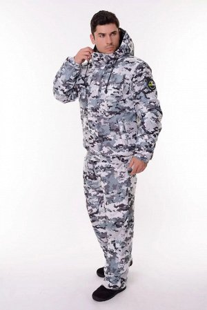 Костюм зимний Патриот -45 OneRus, алова, белый, Тритон