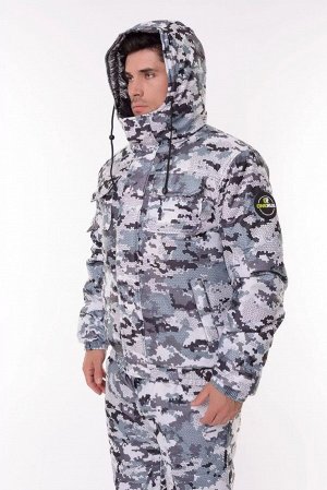 Костюм зимний Патриот -45 OneRus, алова, белый, Тритон