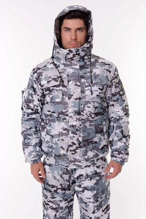 Костюм зимний Патриот -45 OneRus, алова, белый, Тритон