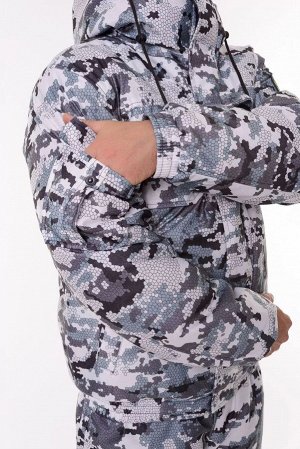 Костюм зимний Патриот -45 OneRus, алова, белый, Тритон