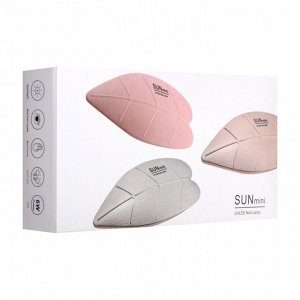 Лампа для маникюра LUF-09, UV/LED, 6 диодов, 6 Вт, USB, розовая