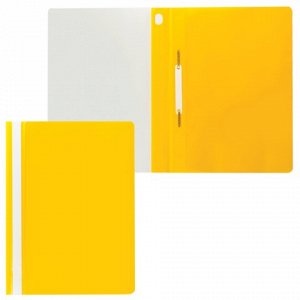 Скоросшиватель пластиковый ERICH KRAUSE желтый, 1782, 30662
