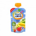 Десерт из яблок, бананов и клубники 90гр