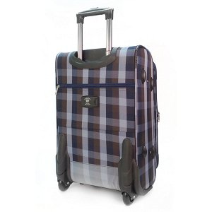 Комплект чемоданов Borgo Antico. 2093 blue-brown (2 колеса)