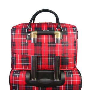 Комплект чемоданов Borgo Antico. 6093 red komplekt. 4 съёмных колеса.