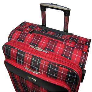 Комплект чемоданов Borgo Antico. 6093 red komplekt. 4 съёмных колеса.