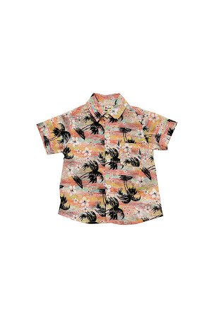 Рубашка для мальчика (90-130см) 3656 пальма