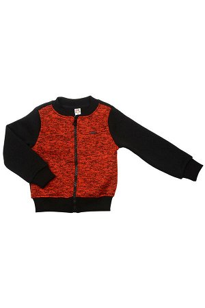 Куртка с начесом (92-116см) UD 3624(1)черн/оранж