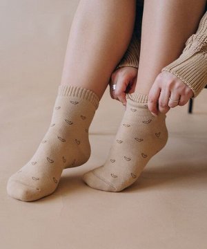 Женские теплые махровые носки
