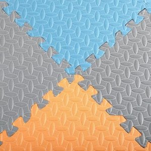Детский мягкий коврик - пазл, 9 шт., 30 x 30 см