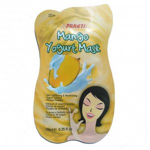 Йогуртовая маска для лица с экстрактом манго "Prreti Yogurt Mask" 10 мл