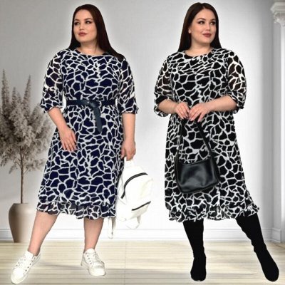 Леди Мари. Удобные платья для демисезонов. Size+