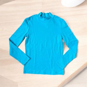 Водолазка для девочки цвет БИРЮЗА