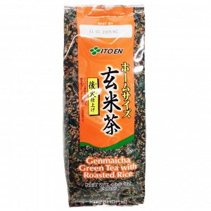 ITOEN Чай, Хоум Сайз,заварной зеленый чай с жареным рисом 300 gr, 1*20 шт. Арт-06707