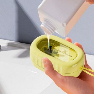 Роликовая щетка для стирки с дозатором моющего средства