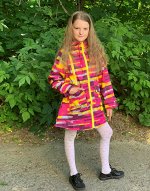 Плащ для девочек,длина чуть  выше колена