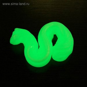 Жвачка для рук Nano gum, светится в темноте, цвет зелёный, 50 г