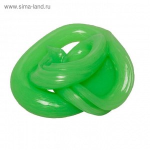 Жвачка для рук Nano gum, светится в темноте, цвет зелёный, 50 г