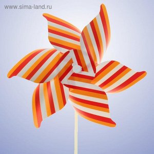 Ветерок «Полосатик», цвет оранжевый