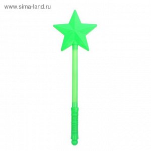 Световая палочка «Звезда», цвет зелёный