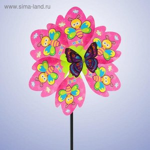 Ветерок «Пчёлки» с бабочкой, цвета МИКС