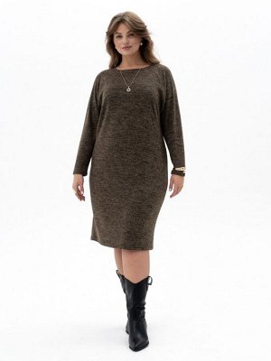 Платье жен.арт.1209-1,коричневое