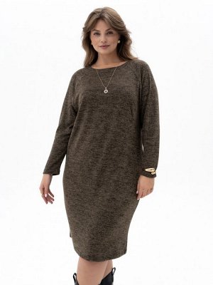 Платье жен.арт.1209-1,коричневое