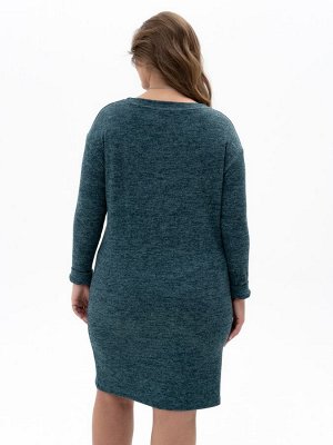 Платье жен.арт.1208-3,изумрудное