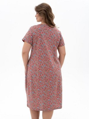 Платье жен.арт.1204-2,коричневое