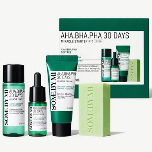 Набор для проблемной кожи с кислотами Some By Mi AHA-BHA-PHA 30 Days Miracle Starter KIT