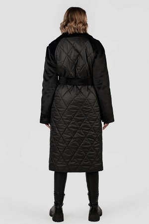 01-12091 Пальто женское демисезонное (пояс)