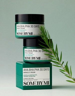 Восстанавливающий крем для проблемной кожи Some By Mi AHA-BHA-PHA 30 Days Miracle Cream, 60г