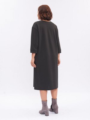 Платье с вышивкой PP39506BLK01