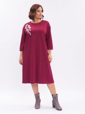 Платье с вышивкой PP39506RED29