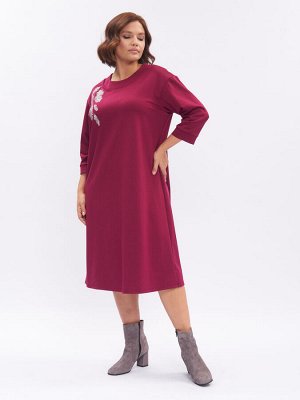 Платье с вышивкой PP39506RED29