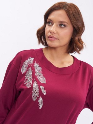 Платье с вышивкой PP39506RED29