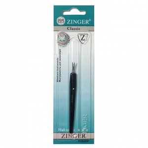 Zinger Триммер для удаления кутикулы / Classic SLC-703-B black logo#2, 89 мм
