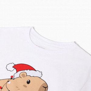 Пижама новогодняя женская (футболка, шорты) KAFTAN Cappy