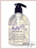 Medi Flower Pure Wash Gel Hand Гель -мыло для рук с ароматом детской присыпки, 400 мл