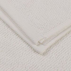 Полотенце банное 50х90 см, 100%хл, 470 г/м2, Амур, Silvano, бел, Узб-н