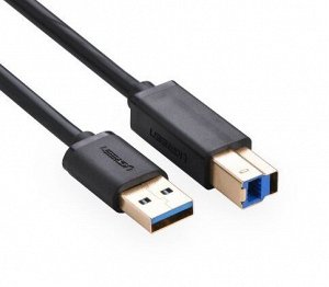 Кабель соединительный USB 3.0 AM-BM 3,00 м.(для оргтехники) (US210) Ugreen