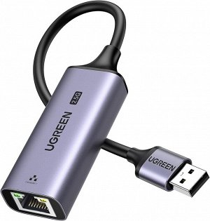 Карта сетевая (адаптер) USB-A 3.0 - 2.5G Ethernet (CM648) Ugreen
