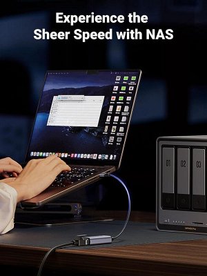 Карта сетевая (адаптер) USB-A 3.0 - 2.5G Ethernet (CM648) Ugreen