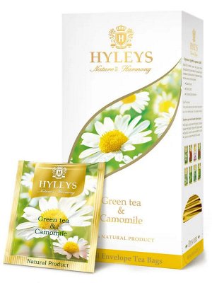 Чай HYLEYS Хэйлис Гармония Природы Зеленый с ромашкой 25 пак *1,5г