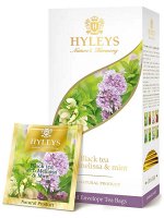 Чай Хэйлич HYLEYS Гармония Природы черный с мелиссой и мятой 25 пак*1,5г