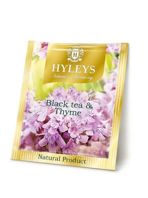 Чай HYLEYS Хэйлис Гармония Природы черный с чабрецом 25 пак *1,5г